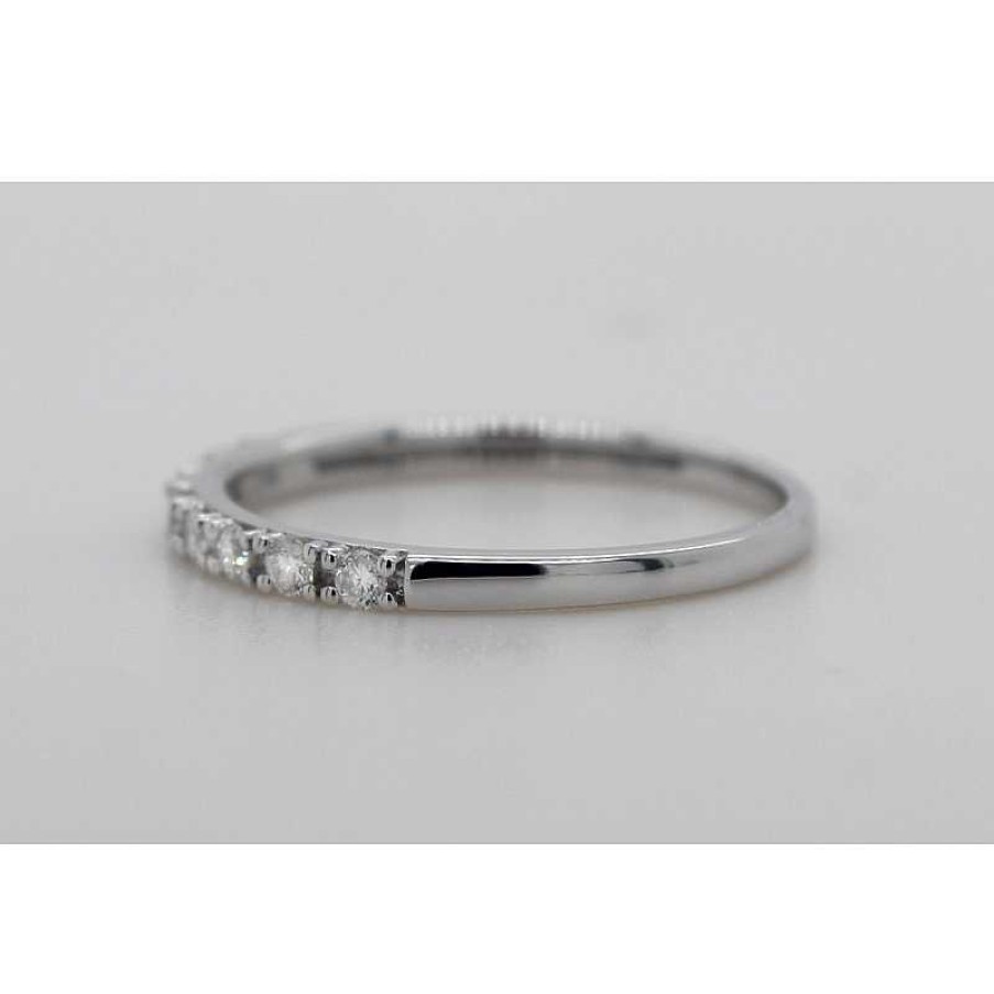 Ringe CH.ABRAMOWICZ | Memoire Ring Wei Gold 585 14 Karat 8 Brillanten 0,15Ct W/Si