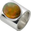 Ringe CH.ABRAMOWICZ | Designer Ring Silber 925 1Opal 13,00Ct Massiv Poliert