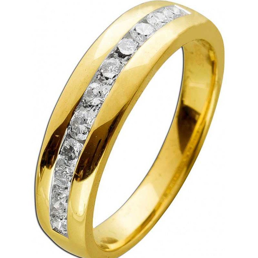 Ringe CH.ABRAMOWICZ | Designerring Gelbgold 585 11 Diamanten Tw/I1 0,50Ct