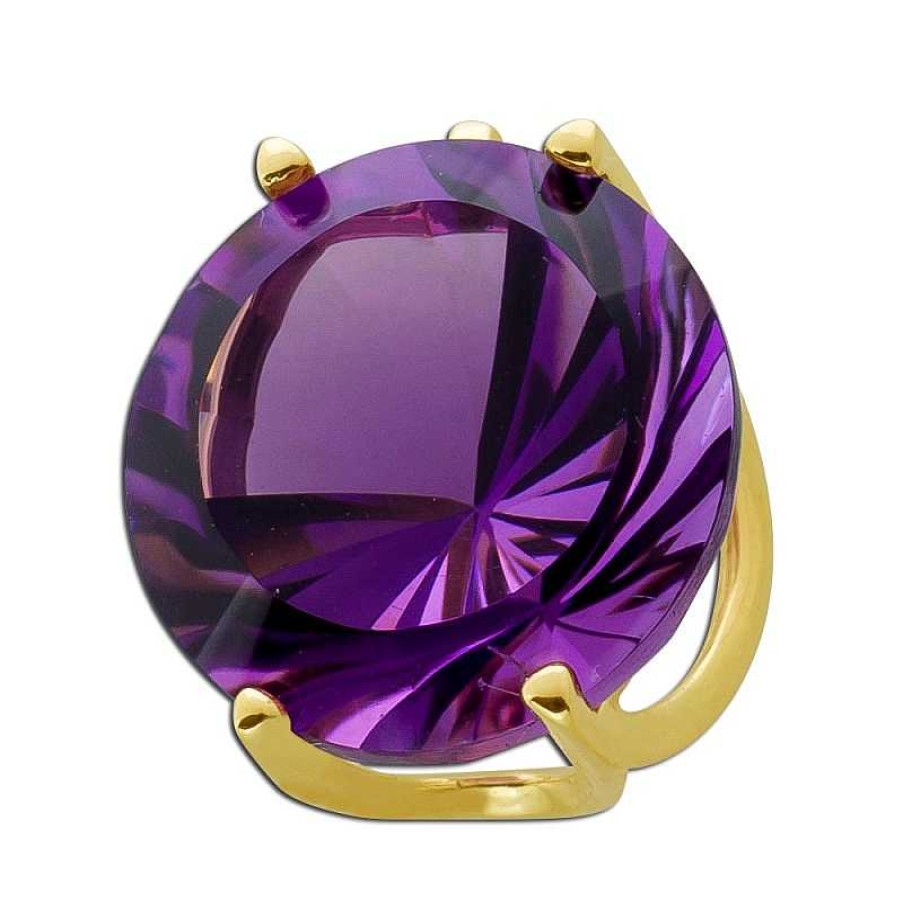 Kettenanh Nger CH.ABRAMOWICZ | Anh Nger Gelbgold 585 Lila Amethyst Solit R 5.85Ct.