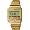 Uhren Casio | Vintage Unisex Uhr A120Weg-9Aef Digital Gold Ip Finish