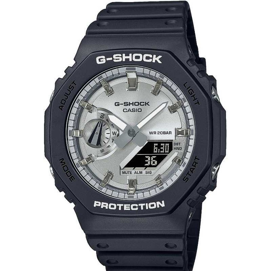 Uhren Casio | Casio G-Shock Ga-2100Sb-1Aer Herrenuhr 20Atm