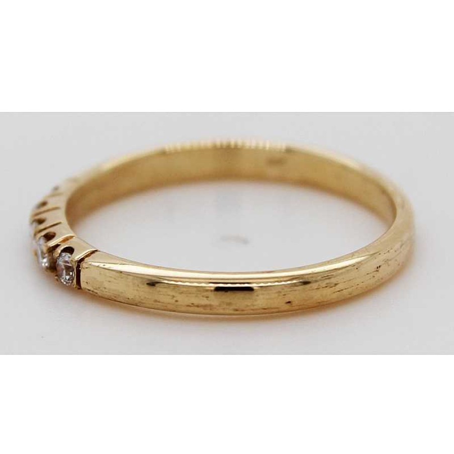 Ringe CH.ABRAMOWICZ | Memoire Diamantring Gelbgold 585 5 Diamanten 0,10Ct Tw/Vsi