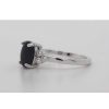 Ringe CH.ABRAMOWICZ | Edelstein Ring Schwarzen Onyx Silber 925 Wei En Zirkonia