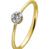 Ringe CH.ABRAMOWICZ | Diamantring Gelbgold 585 14 Karat 12 Brillanten 0,11Ct Tw/Vsi