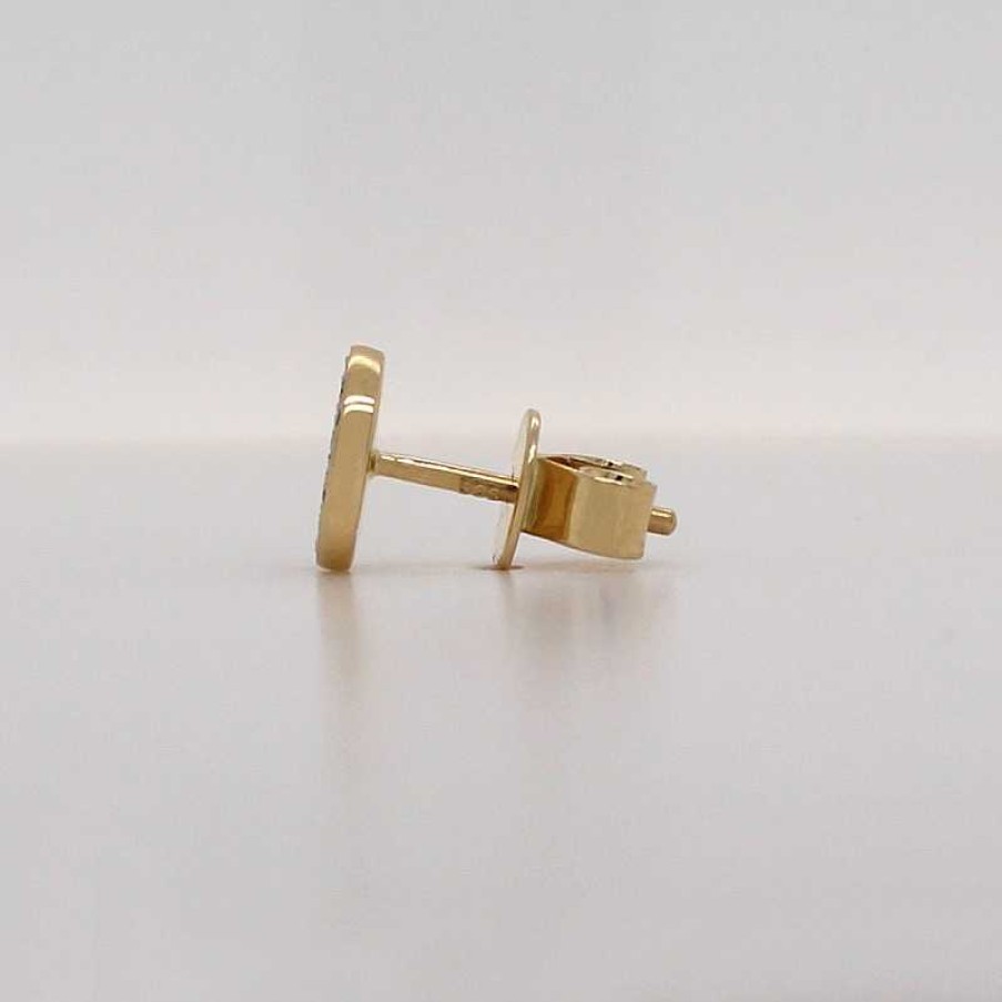 Ohrringe CH.ABRAMOWICZ | Ohrstecker Gelbgold 585 54 Brillanten 0,19Ct Wei Goldrhodiniert