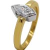 Ringe CH.ABRAMOWICZ | Diamantring Marquis Gelb/Wei Gold 750 1 Diamant 1,02Ct. River/Lupenrein