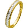 Ringe CH.ABRAMOWICZ | Diamantring Memoire Gelbgold 14 Karat 18 Diamanten 0,40Ct Tw/Vsi