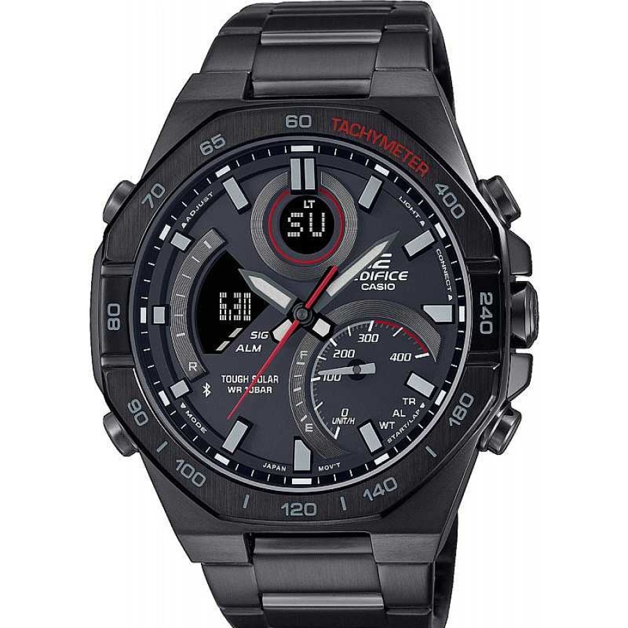 Uhren Casio | Edifice Uhr Ecb-950Dc-1Aef Herrenuhr Solar Bluetooth 10Atm