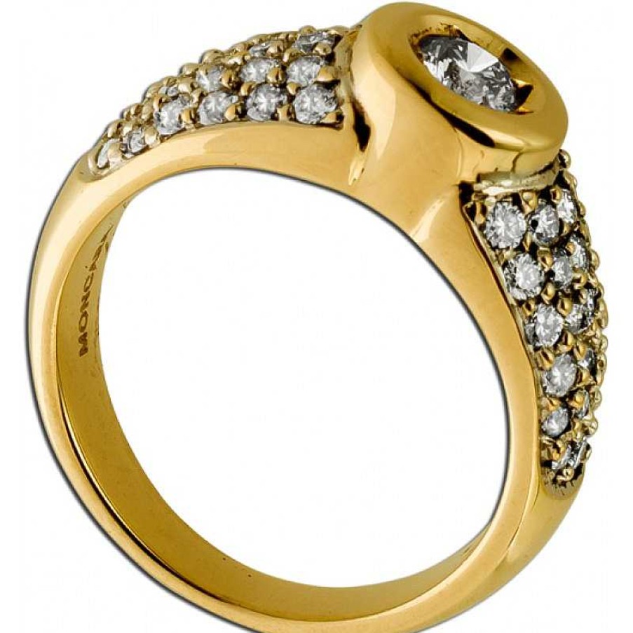 Ringe CH.ABRAMOWICZ | Brillantring Gelbgold 585 53 Brillanten 1,00Ct Lupenrein