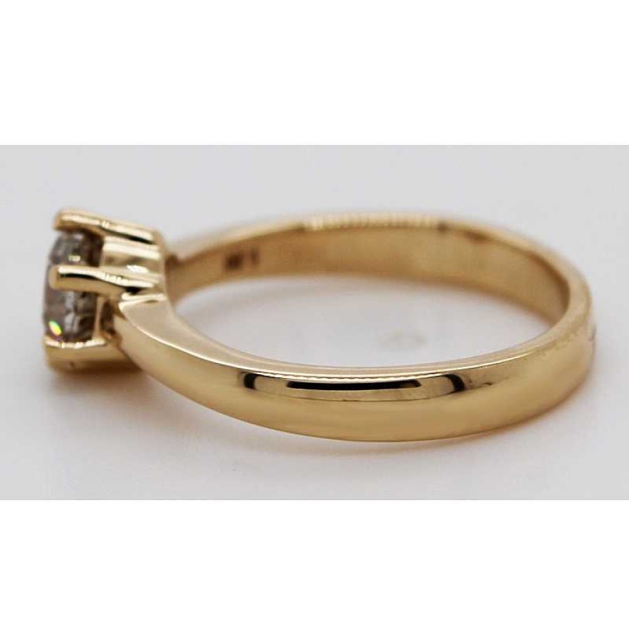 Ringe CH.ABRAMOWICZ | Verlobungsring Solit Rring Gelbgold 585 Diamant 1.00Ct W P3 Zertifikat