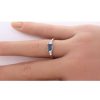 Ringe CH.ABRAMOWICZ | Ring Wei Gold 585 1London Blautopas 0,84Ct 4 Brillanten 0,12Ct W/Si