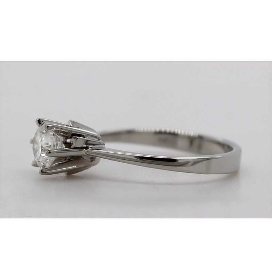 Ringe CH.ABRAMOWICZ | Diamant Solit Rring Wei Gold Brillant 0,70Ct Vsi2