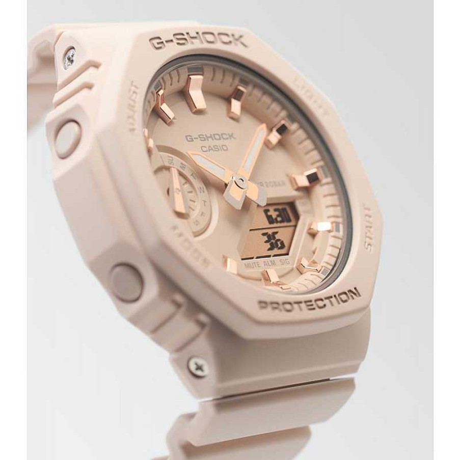 Uhren Casio | G-Shock Uhr Gma-S2100-4Aer Damenuhr Creme