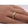 Ringe CH.ABRAMOWICZ | Vorsteckring Gelbgold 585 14 Karat 1 Brillant 0,10Ct W/Si Poliert