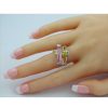 Ringe CH.ABRAMOWICZ | Bunter Zirkonia Ring Silber 925 Pink Gr N Braun Zirkonia Damenschmuck