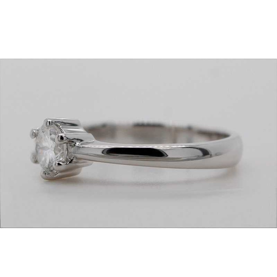 Ringe CH.ABRAMOWICZ | Diamantring Wei Gold 585 Solit R Brillant 0.54Ct.Tw If