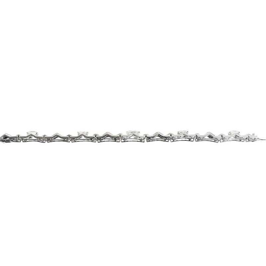 Armband CH.ABRAMOWICZ | Diamantarmband Wei Gold 18 Karat 184 Diamanten 29,00Ct. Rarit T