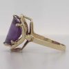 Ringe CH.ABRAMOWICZ | Imposanter Damenring Gelbgold 333 1 Amethyst 8,11Ct.